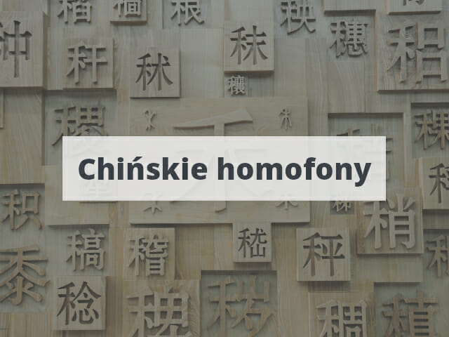 Chińskie homofony